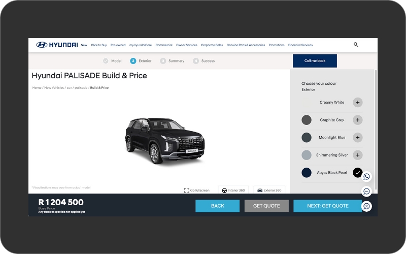 Hyundai Build & Price